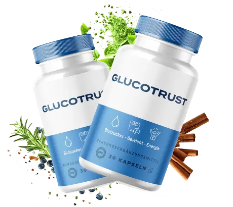 GlucoTrust Blutzucker Formel Flaschen